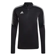 Koszulki męskie - adidas Męska tunika Con22 Tr Top Nuring czarny/biały, S - miniaturka - grafika 1