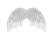 Dodatki do strojów karnawałowych - Skrzydła anioła białe - 48 x 28 cm - 1 szt. - miniaturka - grafika 1