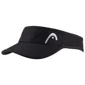Czapki damskie - Damska czapka z daszkiem Head  Pro Player Women´s Visor Black - miniaturka - grafika 1