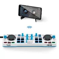 Inne akcesoria dla DJ - Hercules 4780955 DJControl Mix Blue Edition — bezprzewodowy kontroler DJ z technologii Bluetooth do smartfonów - miniaturka - grafika 1