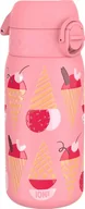 Butelki dla niemowląt - ion8 ION8 Leak Proof Kids Water Bottle, Stainless Steel, Ice Creams, 400ml, I8SS400PPICECR - miniaturka - grafika 1