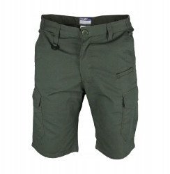Szorty robocze ripstop+spandex rozm.S, 220g/m2,ciemnozielone