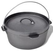 Kociołki - Żeliwny kociołek 4,2L z akcesoriami T4-F00 - miniaturka - grafika 1