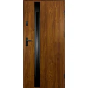 Drzwi zewnętrzne - O.K.DOORS Drzwi stalowe zewnętrzne wejściowe Adriana 68 V3 złoty dąb 90 prawe - miniaturka - grafika 1