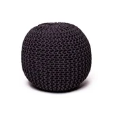 Pufy i podnóżki - Ciemnoszary puf Bonami Essentials Jagger - miniaturka - grafika 1