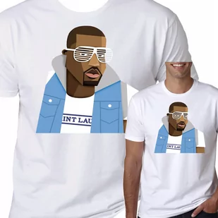 T-Shirt KOSZULKA KANYE WEST RAP PREZENT M 0830 - Koszulki męskie - miniaturka - grafika 1