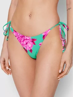 Stroje kąpielowe - Seafolly Dół od bikini Full Bloom 40651-932 Zielony - grafika 1