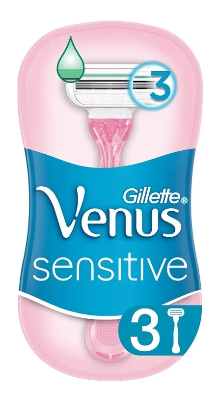 Gillette Venus Sensitive 3 szt maszynka do golenia dla kobiet