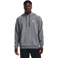 Bluzy sportowe męskie - Męska bluza dresowa nierozpinana z kapturem Under Armour UA Essential Fleece Crew - UNDER ARMOUR - miniaturka - grafika 1