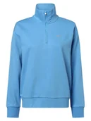 Bluzy damskie - BOSS - Damska bluza nierozpinana C_Erzay, niebieski - miniaturka - grafika 1