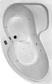 Wanny z hydromasażem - Wanna z hydromasażem asymetryczna narożna SC011-WAL/P 150 100 cm - Lewa - miniaturka - grafika 1