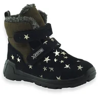 Buty dla dziewczynek - Zimowe buty dziewczęce ocieplane z membraną Bartek 11/14033104 Czarne - miniaturka - grafika 1