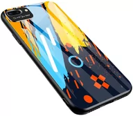 Etui i futerały do telefonów - Hurtel Color Glass Case etui pokrowiec nakładka ze szkła hartowanego z osłoną na aparat iPhone SE 2020 / iPhone 8 / iPhone 7 pattern 1 - Przezroczysty - miniaturka - grafika 1