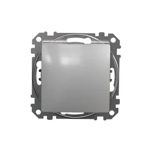 Łącznik krzyżowy Schneider Sedna Design SDD113107 srebrne aluminium Design &amp; Elements - Wyłączniki światła i elektryczne - miniaturka - grafika 1