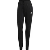 Dresy damskie - Spodnie dresowe damskie adidas SPORTSWEAR ESSENTIALS SJ 3-STRIPES czarne GM5542-S - miniaturka - grafika 1