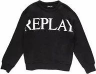 Bluzy dla chłopców - Replay Bluza chłopięca, 098 BLACK, 8 Lat - miniaturka - grafika 1