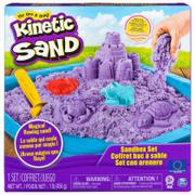 Masy plastyczne - Kinetic Sand Piasek kinetyczny zamek różne kolory - miniaturka - grafika 1