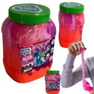Masy plastyczne - Glutek Slime antystresowy neonowy 1150ml MIX Okto - miniaturka - grafika 1