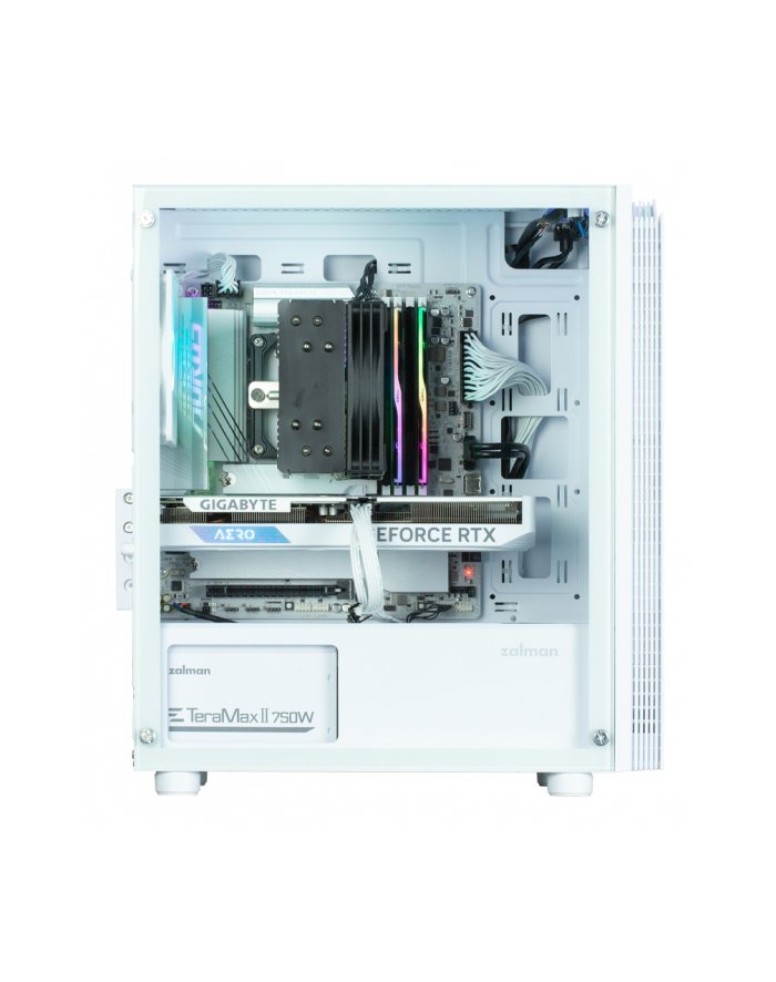 Zalman atx semi-tower box t4 plus biały T4 Plus white