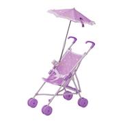 Wózki dla lalek - Olivia's Little World OL-00005 Twinkle Stars Princess Baby Doll Stroller, fioletowy/biały - miniaturka - grafika 1