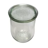 Pojemniki kuchenne - Zestaw Słoików Weck Pojemność 1062 Ml Średnica 100mm 6 Sztuk + Szklane Wieka / Weck - miniaturka - grafika 1
