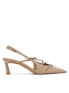 Sandały damskie - Steve Madden Sandały Liana SM11003386 Brązowy - miniaturka - grafika 1