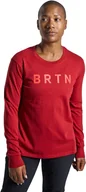 Koszulki i topy damskie - t-shirt damski BURTON BRTN LS TEE Sun Dried Tomato Heather - miniaturka - grafika 1