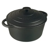 Garnki - Garnek żeliwny ciężki brytfanna 24 cm / 4L KH-2254 - miniaturka - grafika 1