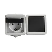 Gniazdka elektryczne - Berker Tekno Gniazdo Schuko Kanlux 27132 - miniaturka - grafika 1