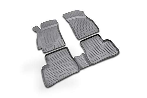 Element Dokładnie dopasowane dywaniki gumowe premium 3D pasujące do Hyundai Accent (szare)