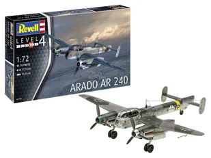 Revell, model plastikowy arado ar-240, skala 1 do 72 - Modele do sklejania - miniaturka - grafika 1