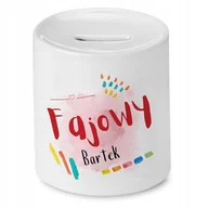 Skarbonki - Skarbonka Dla Bartka Bartłomiej Urodziny Prezent z Nadrukiem ze Zdjęciem - miniaturka - grafika 1