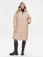 Kurtki damskie - Tommy Hilfiger Kurtka zimowa New York WW0WW39749 Beżowy Relaxed Fit - miniaturka - grafika 1
