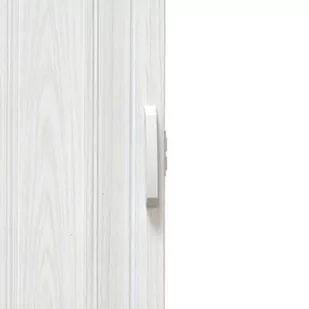 Drzwi harmonijkowe 004-04-90 biały dąb 90 cm - Drzwi wewnętrzne - miniaturka - grafika 1