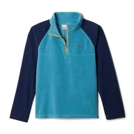 Bluzy dla chłopców - Columbia Chłopięca bluza polarowa z zamkiem do połowy, Shasta, Collegiate Navy, S - miniaturka - grafika 1