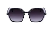 Okulary przeciwsłoneczne - KARL LAGERFELD Damskie okulary przeciwsłoneczne KL6083S, czarne/szare, jeden rozmiar, Czarny/Szary, Rozmiar uniwersalny - miniaturka - grafika 1