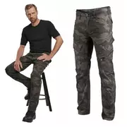 Odzież taktyczna i umundurowanie - Spodnie BRANDIT Adven Slim Fit Trousers Darkcamo - miniaturka - grafika 1