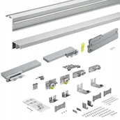 Meble modułowe i akcesoria - System drzwi przesuwnych Hettich TopLine L zestaw okuć prawy do szafy 2D - miniaturka - grafika 1