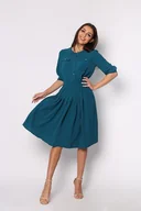 Sukienki - Adell turkusowa 36 - miniaturka - grafika 1