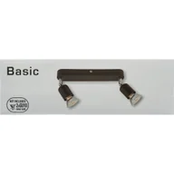 Oprawy, klosze i abażury - Listwa reflektorowa BASIC czarna GU10 - miniaturka - grafika 1