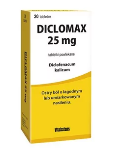 Vitabalans OY Diclomax 25 mg 20 tabletek 8934302 - Leki przeciwbólowe - miniaturka - grafika 1