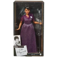 Lalki dla dziewczynek - Mattel lalka Barbie Inspirujące Kobiety Ella Fitzgerald - miniaturka - grafika 1