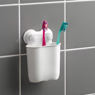 Kubek na szczotki, montaż na przyssawki - Kubki na szczoteczki do zębów - miniaturka - grafika 1