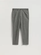Spodnie męskie - Reserved - Spodnie chino slim fit - ciemnoszary - miniaturka - grafika 1