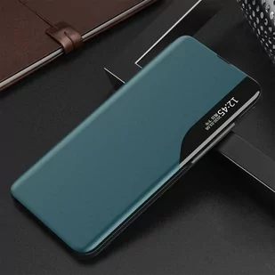 Eco Leather View Case elegancki futerał etui z klapką i funkcją podstawki Samsung Galaxy A72 4G zielony - Etui i futerały do telefonów - miniaturka - grafika 2