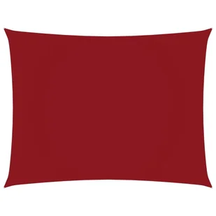 vidaXL Prostokątny żagiel ogrodowy, tkanina Oxford, 2x3 m, czerwony 135640 - Parasole ogrodowe - miniaturka - grafika 7