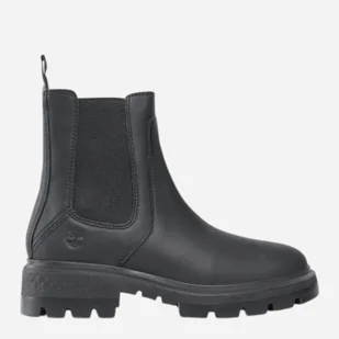 Sztyblety damskie skórzane Timberland Cortina Valley TB0A5ND70151 37.5 (6.5US) 23.5 cm Czarne (196247147339). Buty za kostkę damskie - Botki damskie - miniaturka - grafika 1