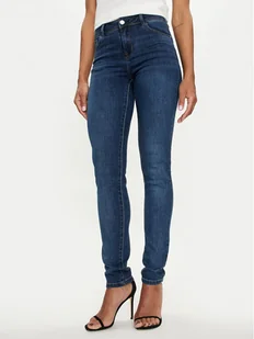 Morgan Jeansy 201-POM.P Granatowy Slim Fit - Spodnie damskie - miniaturka - grafika 1
