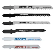 Brzeszczoty - GRAPHITE Brzeszczot do wyrzynarki, uchwyt typu T, 6 sztuk, - miniaturka - grafika 1