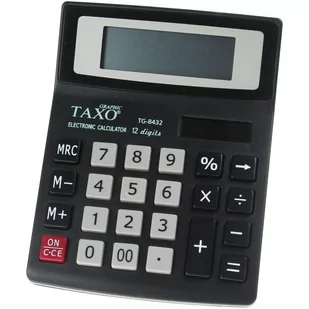 Titanum Kalkulator Kalkulator Taxo Tg-8432 Czarny AH912TIT - Kalkulatory - miniaturka - grafika 1